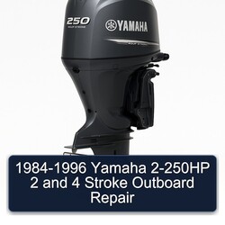 1984-1996 Yamaha 2-250HP 2 4 Stroke Outboard Service Repair Workshop Manual PDF