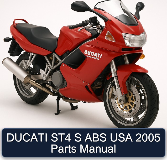 2005 Ducati Sporttouring / ST Models ST4 S ABS USA Parts Catalog PDF