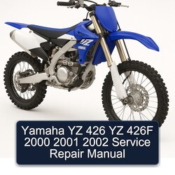 2000-2002 Yamaha YZ Models 426 426F Service Repair Workshop Manual PDF