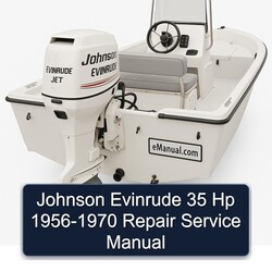 1956-1970 Johnson Evinrude 35 Hp Service Repair Workshop Manual PDF