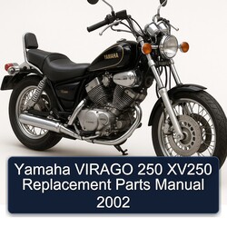 2002 Yamaha Virago 250 XV250 Replacement Parts Catalog PDF