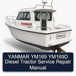 Yanmar YM169 YM169D Diesel Tractor Service Repair Workshop Manual PDF