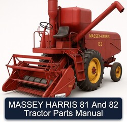 Massey Harris 81 82 Tractor Parts Catalog PDF