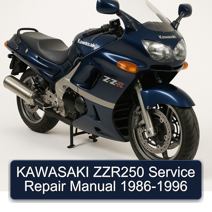 1986-1996 Kawasaki ZZ R Series ZZR250 Service Repair Workshop Manual PDF