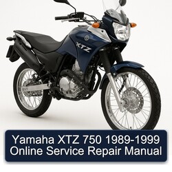1989-1999 Yamaha XTZ Models 750 - Online Service Repair Workshop Manual PDF