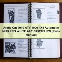 2010 Arctic CAT ATV 1000 4x4 Automatic MUD PRO White A2010ifw4eusw [parts ] Parts Catalog PDF