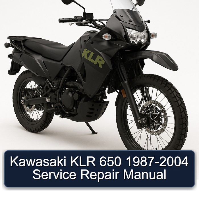 1987-2004 Kawasaki KLR Series 650 Service Repair Workshop Manual PDF