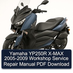 2005-2009 NSU Max Yamaha YP250R X Service Repair Workshop Manual PDF