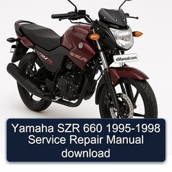 1995-1998 Yamaha SZR Models 660 Service Repair Workshop Manual PDF