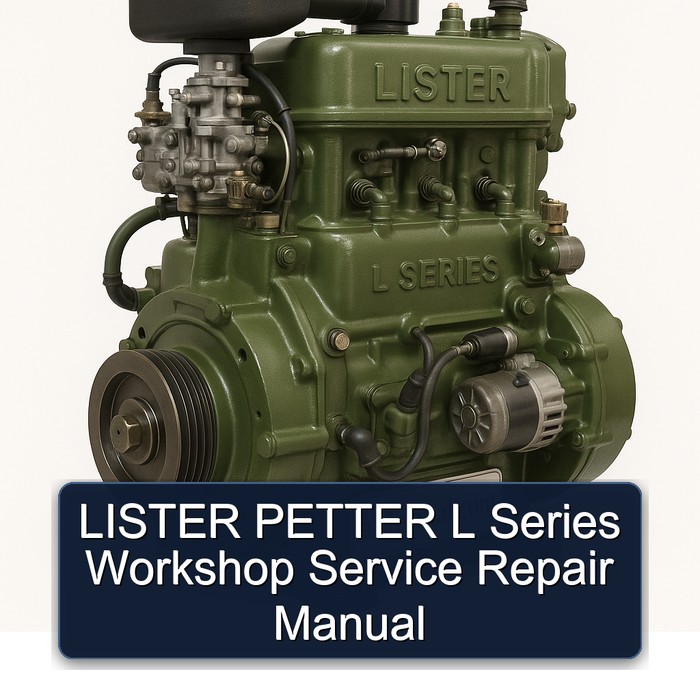 Lister L Series Petter Service Repair Workshop Manual PDF