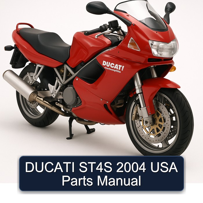 2004 Ducati Sporttouring / ST Models ST4S USA Parts Catalog PDF