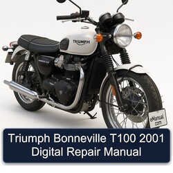 2001 Triumph Bonneville T100 Digital Service Repair Workshop Manual PDF