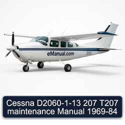 1969-1984 Cessna D2060-1-13 207 T207 Service Repair Workshop Manual PDF