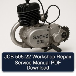 JCB 505-22 Service Repair Workshop Manual PDF