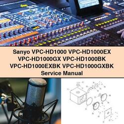 Air Conditioners Sanyo Vpc-hd1000 Vpc-hd1000ex Vpc-hd1000gx Vpc-hd1000bk Vpc-hd1000exbk Vpc-hd1000gxbk Service Repair Workshop Manual PDF