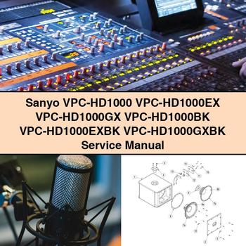Air Conditioners Sanyo Vpc-hd1000 Vpc-hd1000ex Vpc-hd1000gx Vpc-hd1000bk Vpc-hd1000exbk Vpc-hd1000gxbk Service Repair Workshop Manual PDF