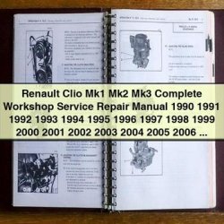 1990-2008 Renault Clio MK1-MK3 ( - ) Service Repair Workshop Manual PDF