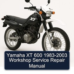 1983-2003 Yamaha XT Models 600 Service Repair Workshop Manual PDF
