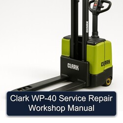 Clark WP-40 Service Repair Workshop Manual PDF