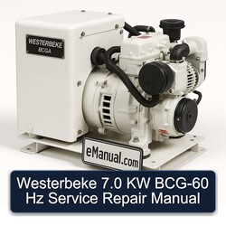Westerbeke 7.0 KW BCG-60 Hz Service Repair Workshop Manual PDF