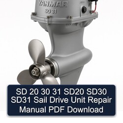 SD 20 30 31 SD20 SD30 SD31 Sail Drive Unit Service Repair Workshop Manual PDF