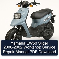 2000-2002 Yamaha Slider EW50 Service Repair Workshop Manual PDF