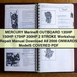 2000 Mercury Mariner Outboard 135HP 150HP 175HP 200HP 2 Stroke All Onwards Models Covered Service Repair Workshop Manual PDF