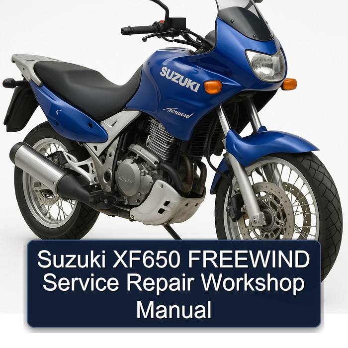 Suzuki XF650 Freewind Service Repair Workshop Manual PDF