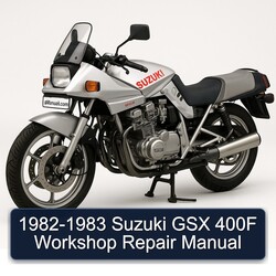 1982-1983 Suzuki GSX Series 400F Service Repair Workshop Manual PDF