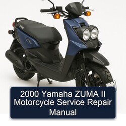 2000 Yamaha Zuma II Motorcycle Service Repair Workshop Manual PDF