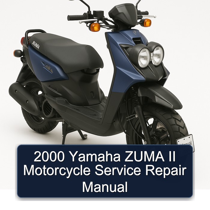 2000 Yamaha Zuma II Motorcycle Service Repair Workshop Manual PDF