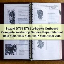 1993-2000 Suzuki DT75 DT85 2-stroke Outboard Service Repair Workshop Manual PDF