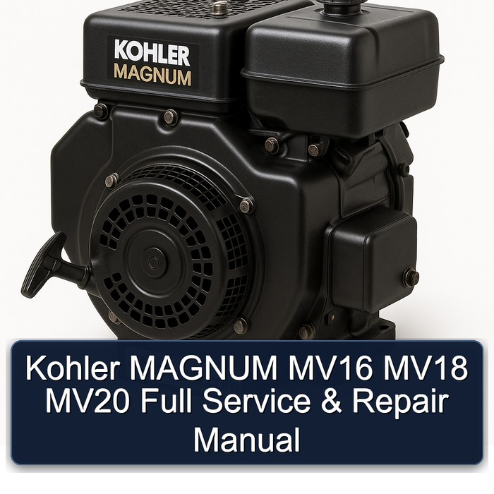 Kohler Magnum Models MV16 MV18 MV20 Service Repair Workshop Manual PDF