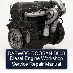 Daewoo Doosan DL08 Diesel Engine Service Repair Workshop Manual PDF