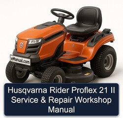 Husqvarna Rider Proflex 21 II Service Repair Workshop Manual PDF