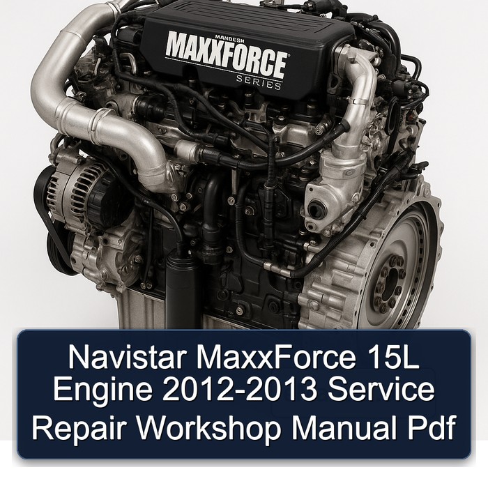 2012-2013 Navistar Maxxforce 15L Engine Service Repair Workshop Manual PDF