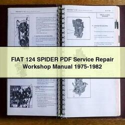 1975-1982 Fiat 124 Spider Service Repair Workshop Manual PDF