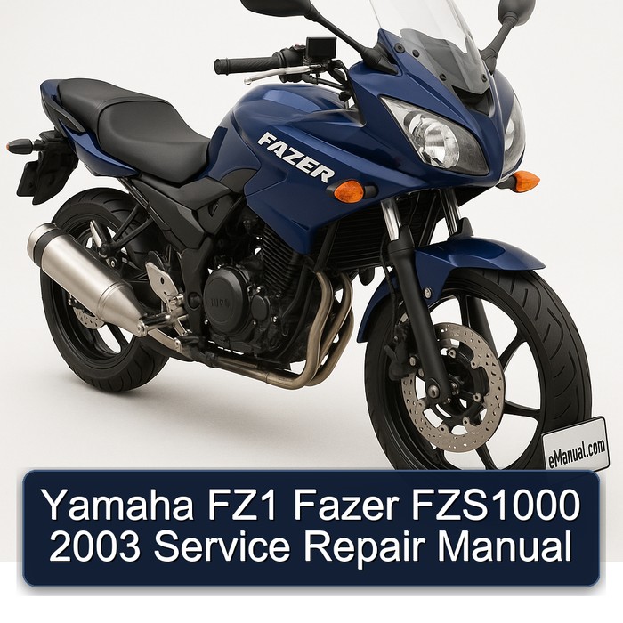2003 Yamaha Fazer FZ1 FZS1000 Service Repair Workshop Manual PDF