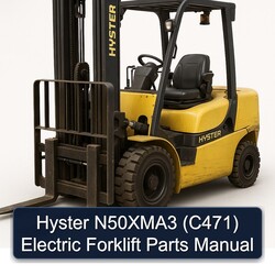 Hyster N50xma3 (C471) Electric Forklift Parts Catalog PDF