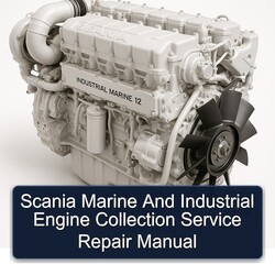 Scania G Series Marine Industrial Engine Collection Service Repair Workshop Manual PDF