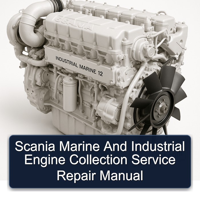 Scania G Series Marine Industrial Engine Collection Service Repair Workshop Manual PDF