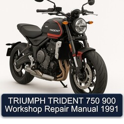 1991 Triumph Trident Service Repair Workshop Manual PDF