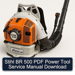 Stihl BR 500 Power Tool Service Repair Workshop Manual PDF