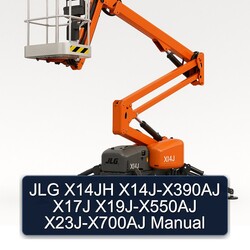 JLG X14JH X14j-x390aj X17J X19j-x550aj X23j-x700aj Service Repair Workshop Manual PDF