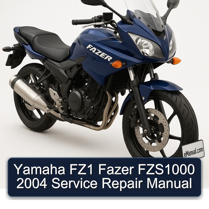 2004 Yamaha Fazer FZ1 FZS1000 Service Repair Workshop Manual PDF
