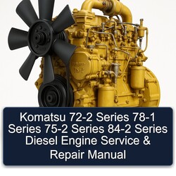 Komatsu 75 2 72-2 Series 78-1 75-2 84-2 Diesel Engine Service Repair Workshop Manual PDF