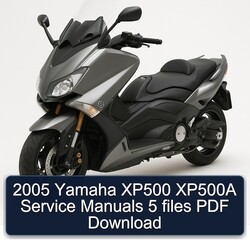2005 Yamaha Tmax XP500 XP500A 5 Files Service Repair Workshop Manual PDF