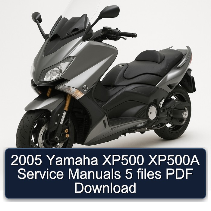 2005 Yamaha Tmax XP500 XP500A 5 Files Service Repair Workshop Manual PDF
