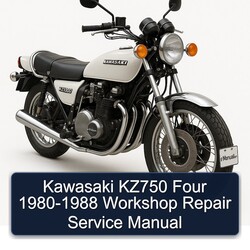 1980-1988 Kawasaki KZ Series KZ750 Four Service Repair Workshop Manual PDF