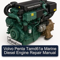 Volvo Penta Tamd61a Marine Diesel Engine Service Repair Workshop Manual PDF